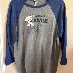Cool Vintage Hipster San Francisco Seals T-Shirt XL
